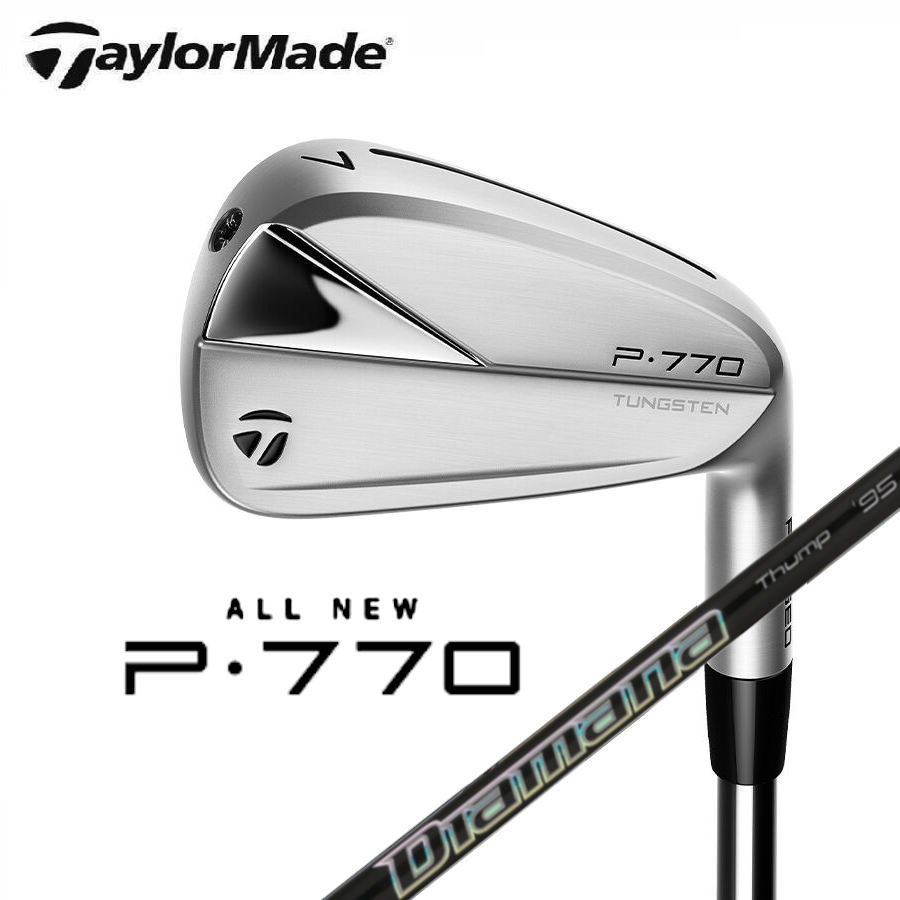 ★☆テーラーメイド 2023 日本仕様 “ P770 IRON ” 5~P × Diamana Thunp 95 (S) 新品☆★拍卖