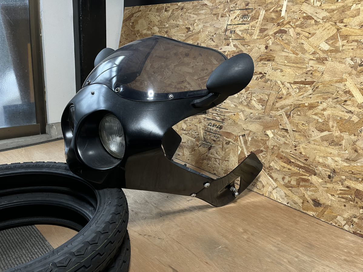 CBX400F 超希少!! グッドマン フルカウル GOODMAN ジムキャット 慈夢 ヒロセ キタコ beet ダイシン 外装カフェ RD RZ250 350 GT380 Z2 KH拍卖