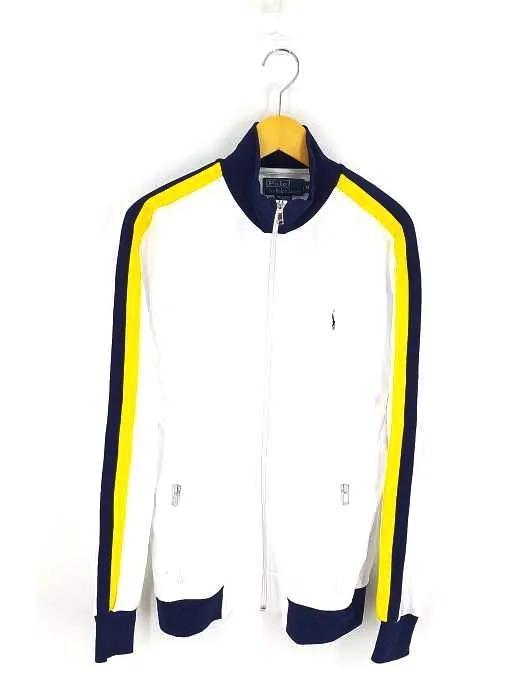 美品/ラルフローレン RALPH LAUREN ジップアップジャージM ホワイト拍卖