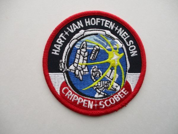 【送料無料】00s スペースシャトル計画『STS-41-C』チャレンジャー刺繍ワッペン/patchパッチUSAアップリケ宇宙飛行士JAXA飛行記念バッジ U4拍卖