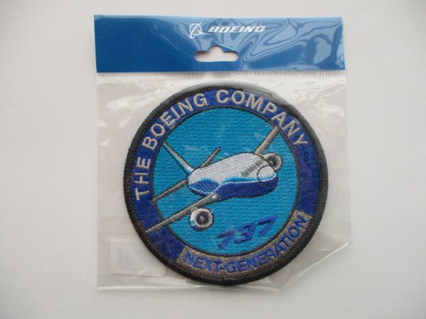 【送料無料】ボーイングTHE BOEING COMPANY『737 NEXT-GENERATION』ワッペン/PATCH飛行機737NGパイロットJAL航空機USA企業ANAパッチ航空 H1拍卖