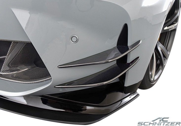 【M’s】 G82 BMW M4 (2020y-) AC SCHNITZER フロントサイドウィング カナード 左右 // FRP 未塗装 ACシュニッツァー エアロ 5111382520拍卖