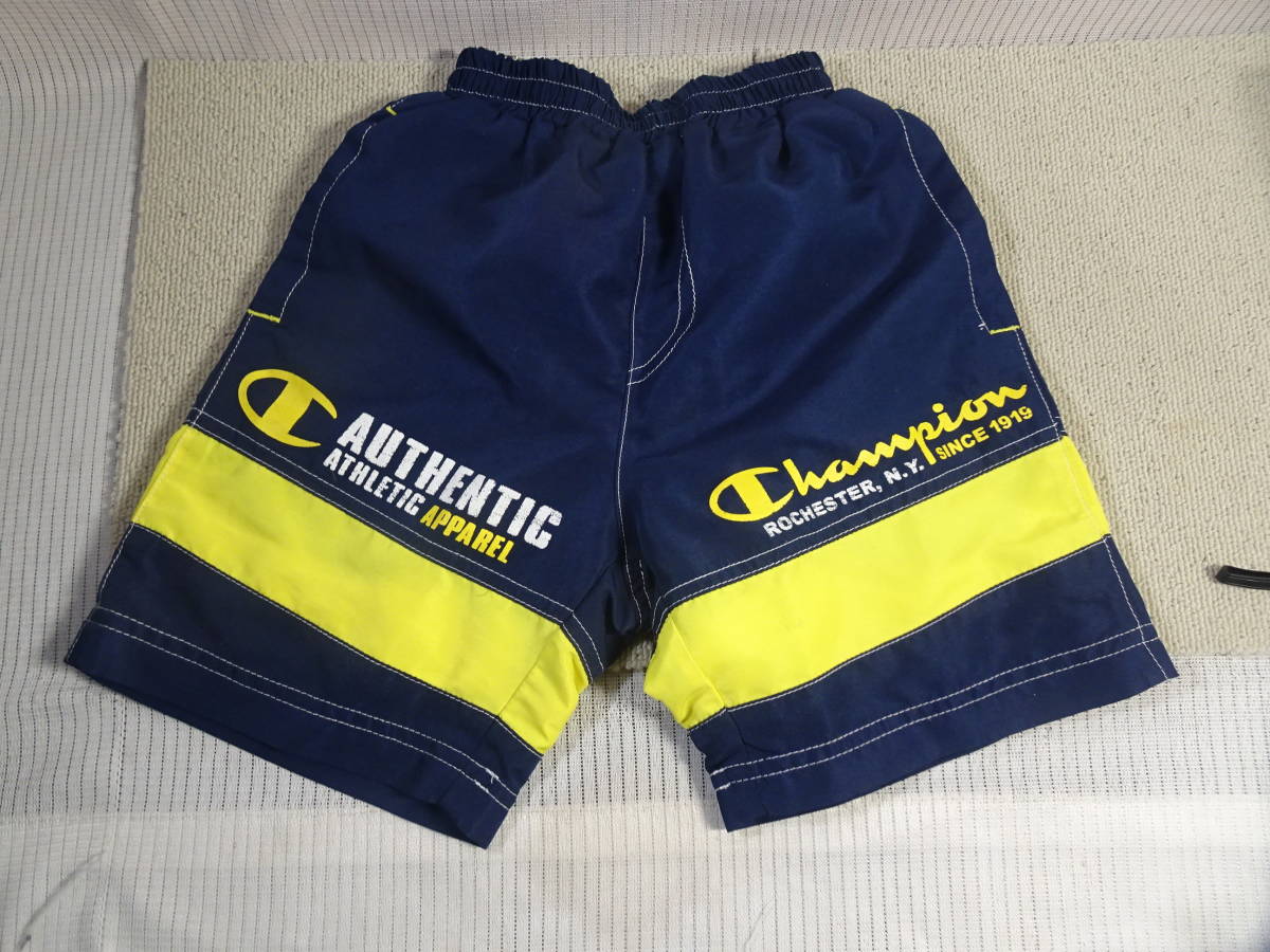 チャンピオンchampion 110cm 水陸両用 ハーフパンツ ショートパンツ 水着 キッズ ジュニア 水遊び 短パン拍卖