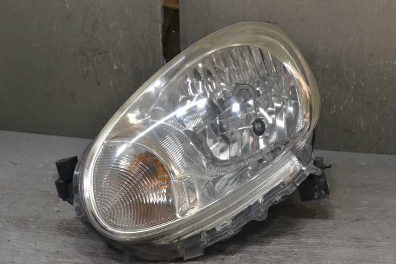 マーチ RS 前期(K13) 純正 破損無 取付OK 動作保証 左 ヘッドライト ハロゲン レベライザー付 / 26060-1HH0B K067153拍卖
