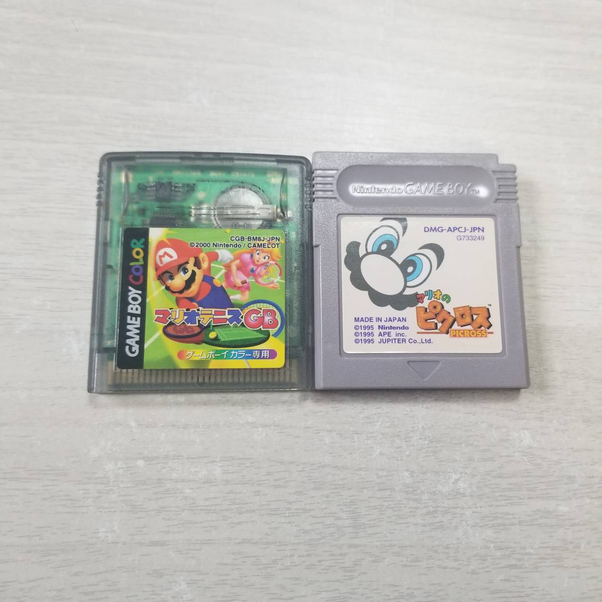 ◯即決 GB マリオのピクロス マリオテニスGB   何十本でも送料370円◯拍卖