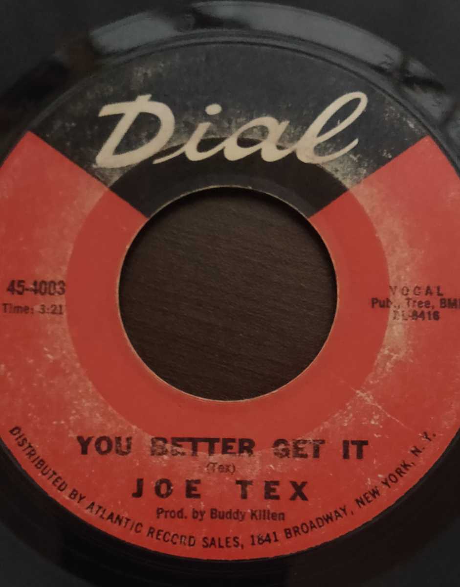 ソウルファンク45 Joe Tex You Better Get it You Got What it takes拍卖