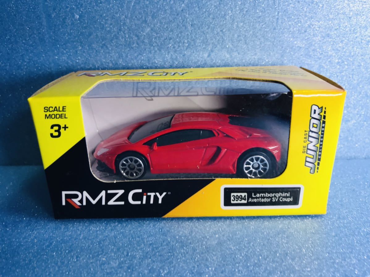 RMZ City 3994 ランボルギーニ 赤 レッドAventador SV Coupe ミニカー スポーツカー拍卖
