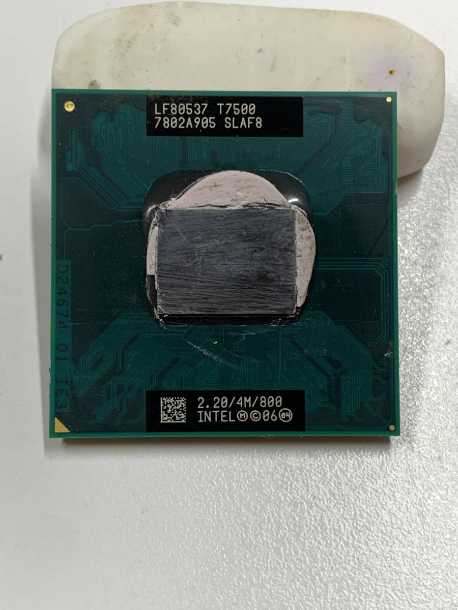 B2098)Intel Core2 Duo T7500 2.20GHz/4M/800/SLAF8 中古動作品拍卖