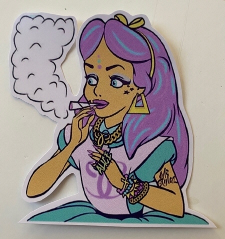 即決!不思議の国のアリス「悪いアリス」ステッカー拍卖