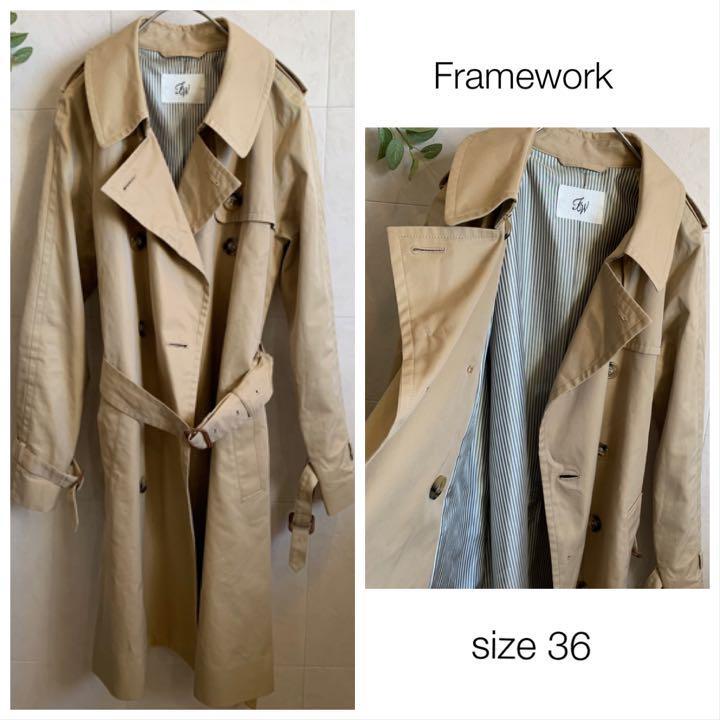 Framework トレンチコート ベイクルーズ拍卖