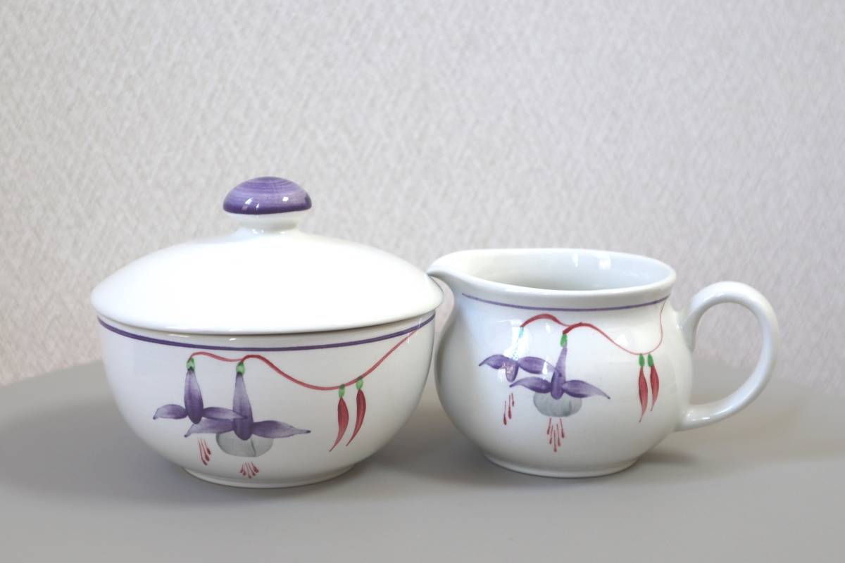 ヴィンテージ★Poemポエム クリーマー&シュガーポット セット★Ulrica Hydman-Vallienウルリカ ヒードマン ヴァリーン★Rorstrand拍卖