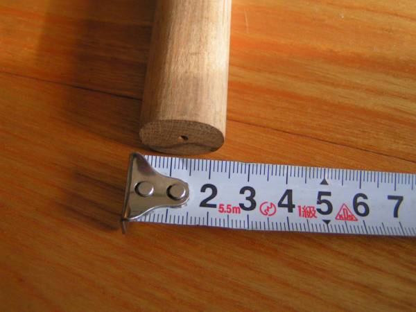 金鎚柄 ハンマー柄 げんのう柄 玄翁柄 白樫23mm 新品拍卖