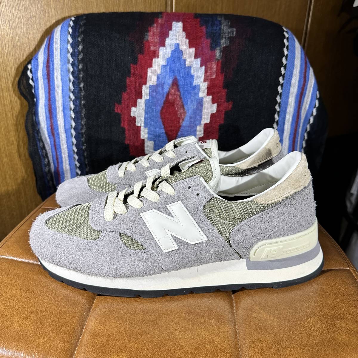★新品 未使用 new balance M990 TA1 made in USA 27.5cm US 9.5 / UK 9.0 ニューバランス 米国製 atmos アトモス mita ミタ 992 1300★拍卖