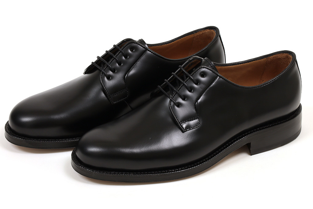 新品-YA705- ヤンコ プレーントゥ ブラック 6(24.5cm) YANKO拍卖