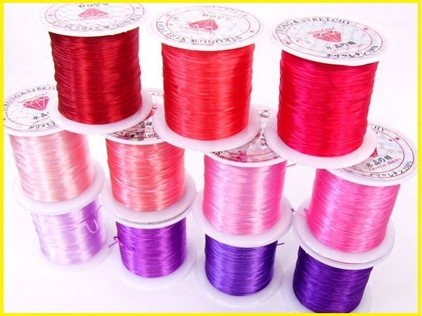 シリコンゴム 10m×11色セットA 伸縮糸 ハンドメイドに/23п拍卖