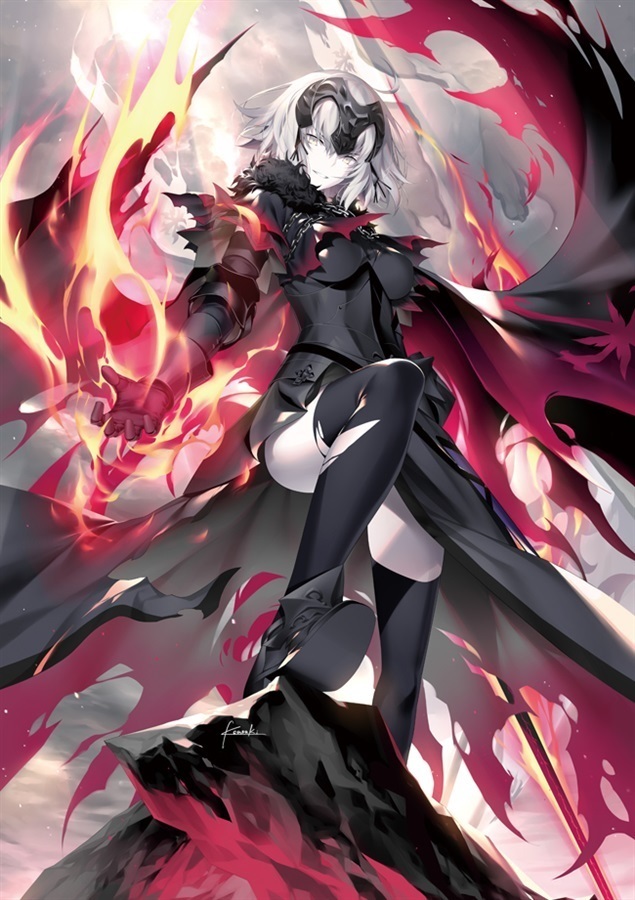 B2のほう 未使用品に近い ジャンヌ タペストリー 光崎 GH.K C96 邪ンヌ アヴェンジャー Fate/Grand Order FGO ラスト最後の一品 b9343A1#拍卖