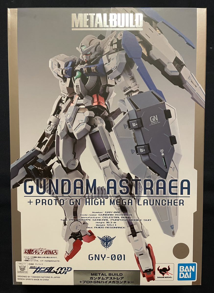 METAL BUILD【ガンダムアストレア+プロトGNハイメガランチャー】魂ウェブ商店・未開封品・機動戦士ガンダムOOP拍卖
