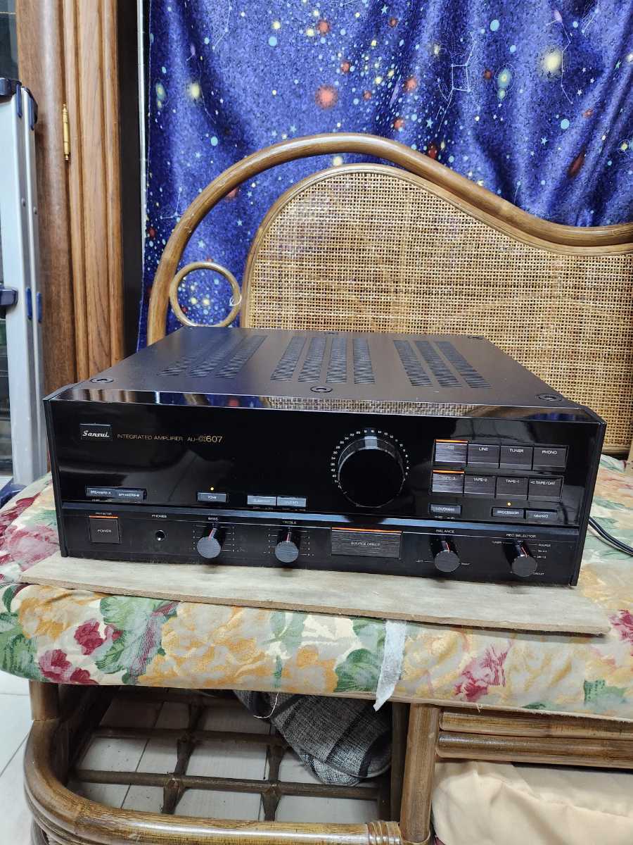 フルレストア完全整備済!完動超美品!山水高級プリメインアンプAU-a607拍卖