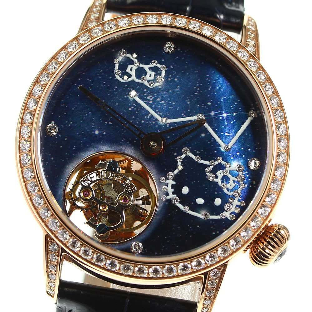 ☆良品 箱/取説/保証書付【MEMORIGIN】メモリジン ハローキティ コスモトゥールビヨンウォッチ 限定100本 K.T.DX 手巻き拍卖