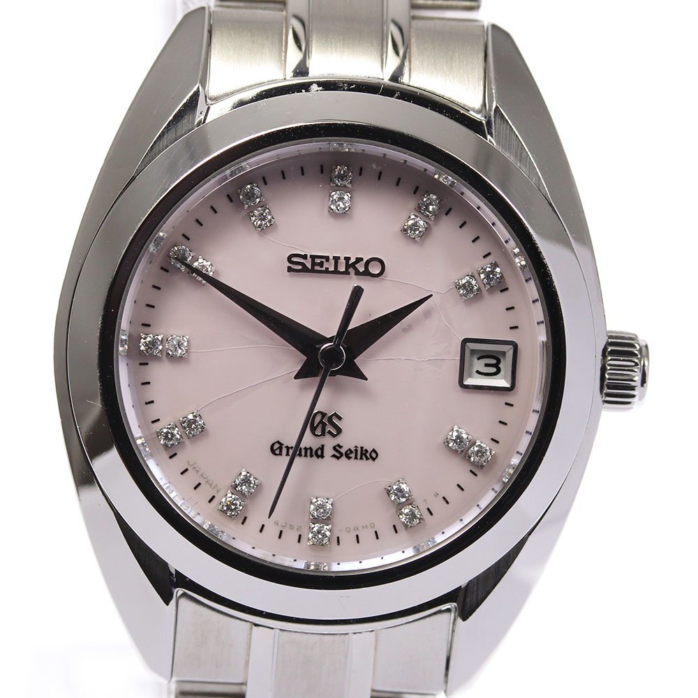 【SEIKO】セイコー グランドセイコー 4J52-0AC0/STGF077 22Pダイヤインデックス デイト クォーツ レディース拍卖