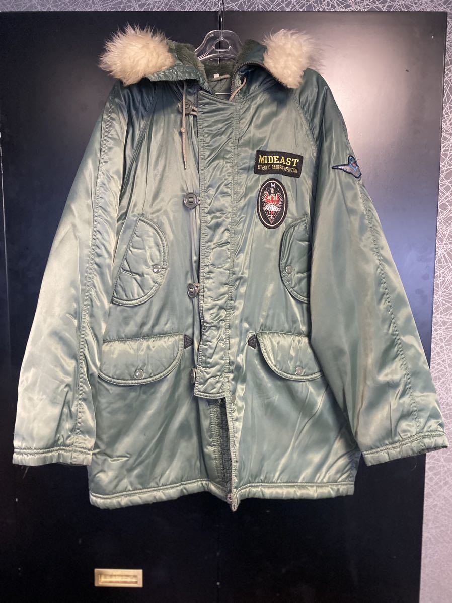 N3B ミリタリージャケット ナイロン MA1 ミリタリージャケット フライトジャケット N-3B 拍卖