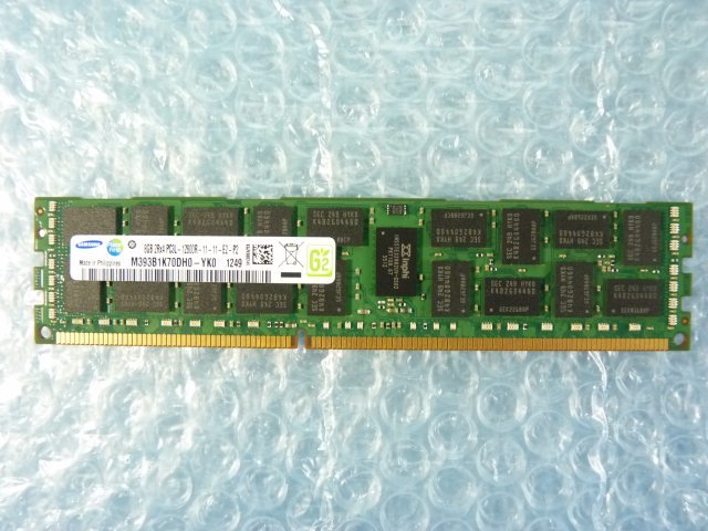 1NAJ // 8GB DDR3-1600 PC3L-12800R Registered RDIMM 2Rx4 M393B1K70DH0-YK0 UCS-MR-1X082RY-A // Cisco UCS C220 M3 取外 //在庫8拍卖