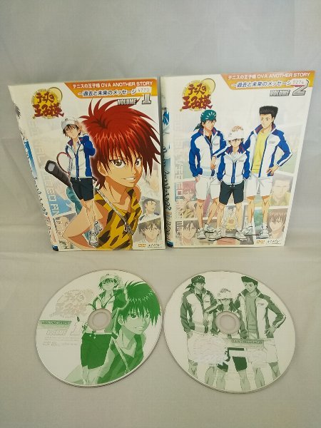 090-2068 送料無料 テニスの王子様 OVA ANOTHER STORY 過去と未来のメッセージ 全2巻 ディスクにキズ有り レンタル版拍卖