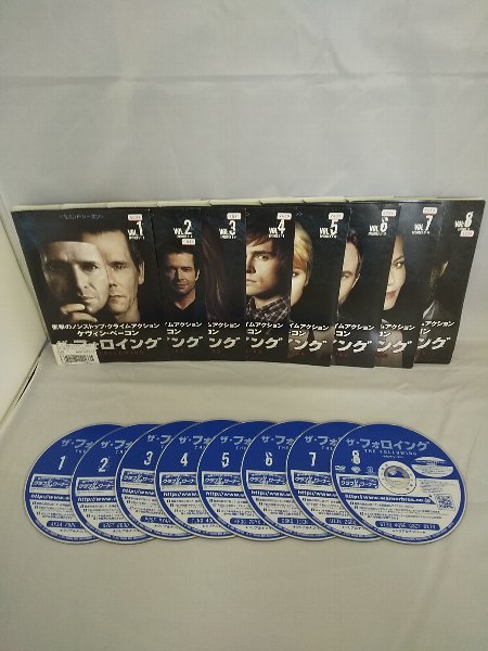 090-2076 送料無料 ザ・フォロイング シーズン2 全8巻 ジャケットに日焼け有り ディスクにキズ有り レンタル版拍卖