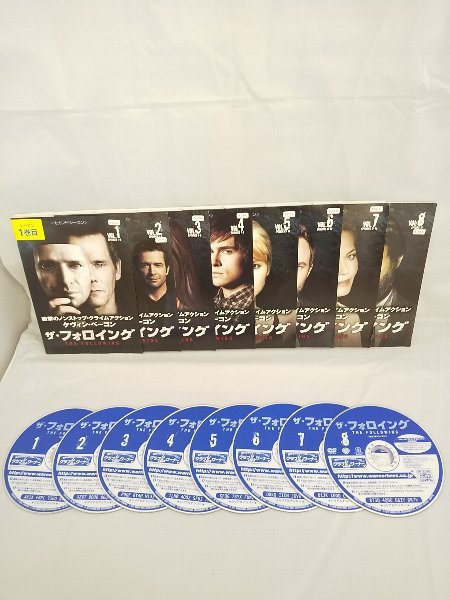 090-2083 送料無料 ザ・フォロイング セカンド・シーズン 全8巻 ジャケットに日焼け有り ディスクにキズ有り レンタル版拍卖