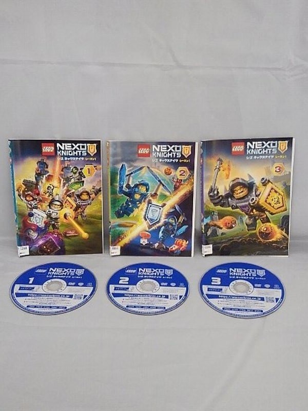 090-2047 送料無料 レゴ ネックスナイツ シーズン1 全3巻 ディスクにキズ有り レンタル版拍卖