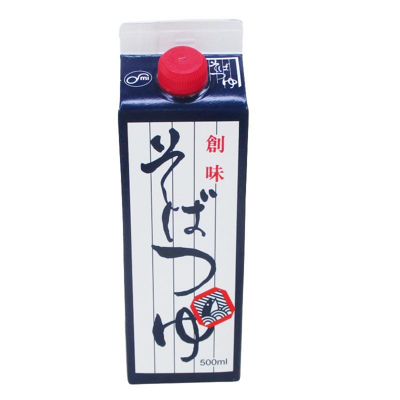 同梱可能 創味 そばつゆ 500ml めんつゆ 麺つゆ 紙パックx1本拍卖