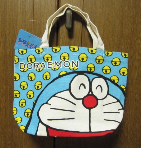 *新品*ドラえもん*マチ付バッグ*コットントート*帆布*ランチバッグ*拍卖