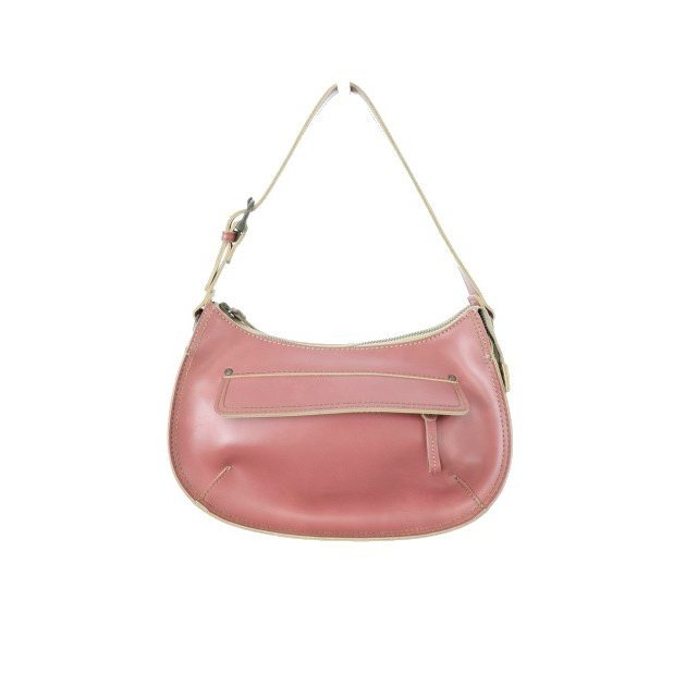 39*【中古】*サザビー SAZABY バック ハンド フェイクレザー ピンク レディース レターパック可拍卖