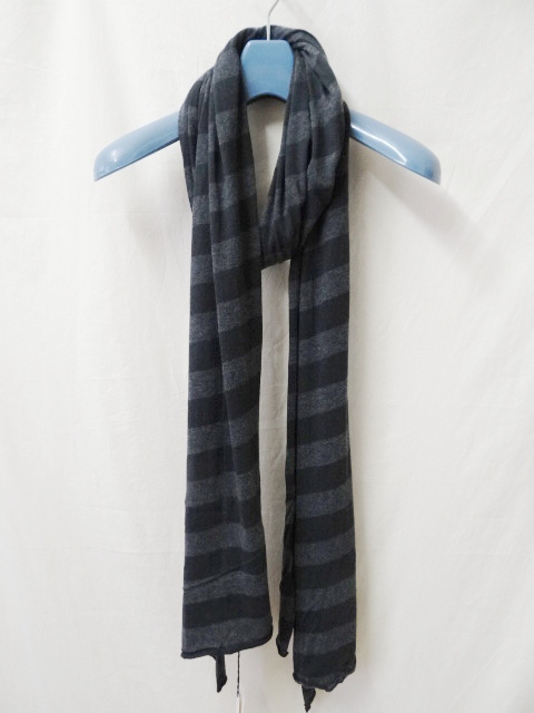 FILATURES DU LION フィルチュールドゥリオン 新品未使用 ストール ブラック/グレー拍卖