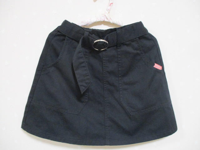 ● ピンクラテ ● 可愛いスカート ☆140㎝☆ 黒 30125拍卖
