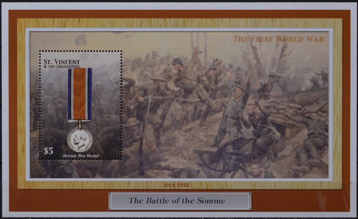 「FO49」セントビンセント島切手  第一次世界大戦記念拍卖