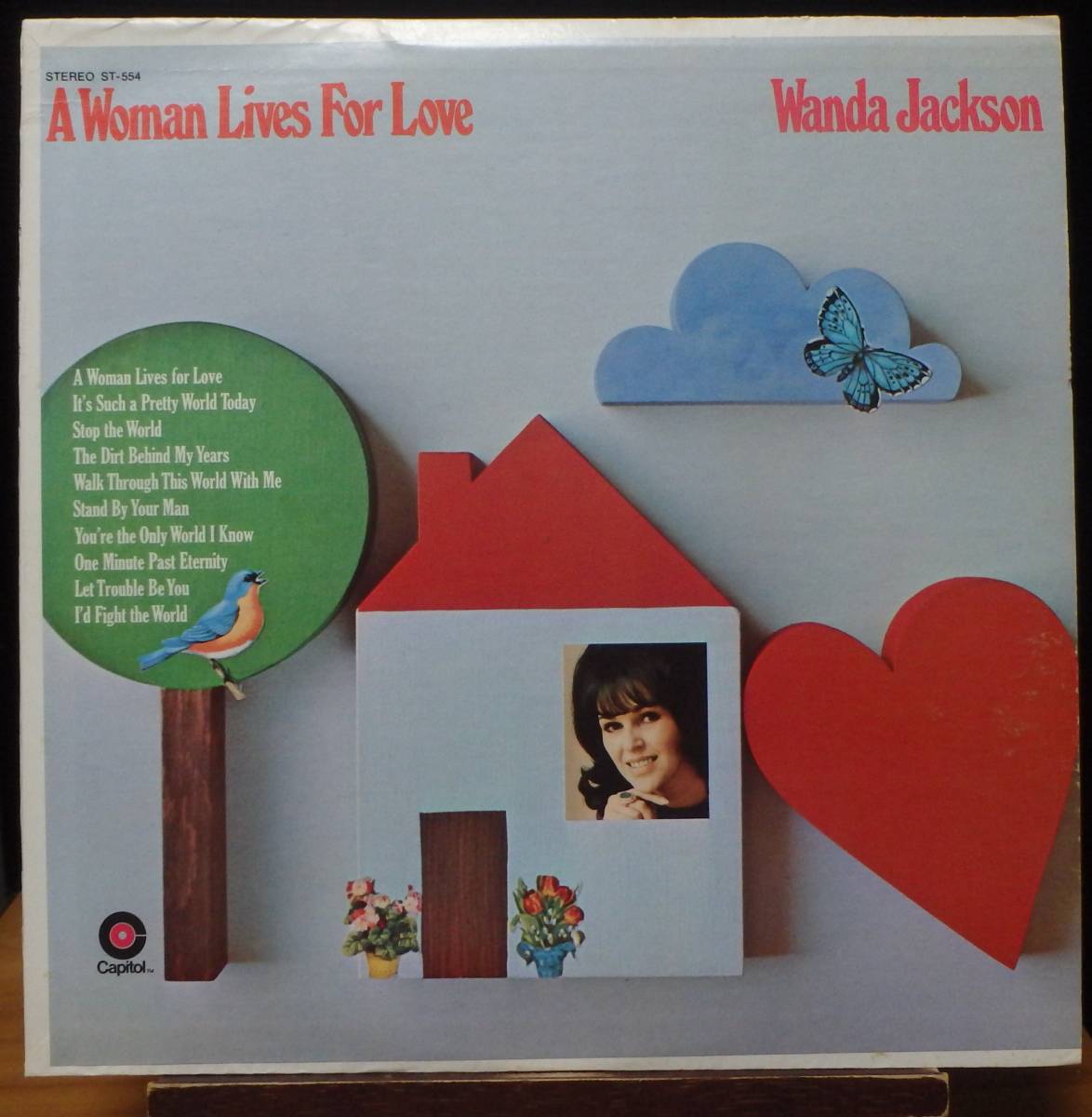 【SSW053】WANDA JACKSON 「A Woman Lives For Love」, 70 US Original ★カントリー拍卖