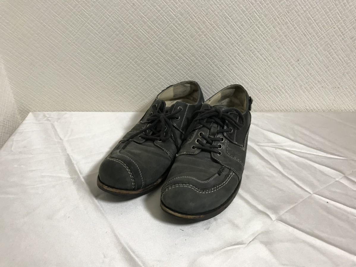 本物フープディドゥwhoopdedoo本革レザースニーカーブーツビジネスシューズ靴メンズビジネススーツグレー25.5cm41スーツ拍卖