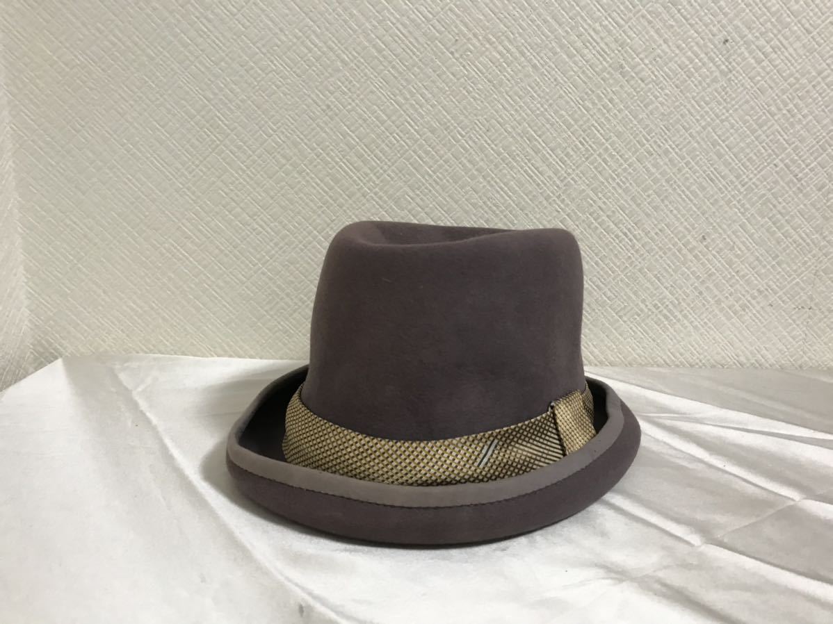 本物ディーゼルブラックゴールドDIESELウールハット帽子メンズレディーススーツアメカジサーフミリタリーグレーマケドニア製拍卖