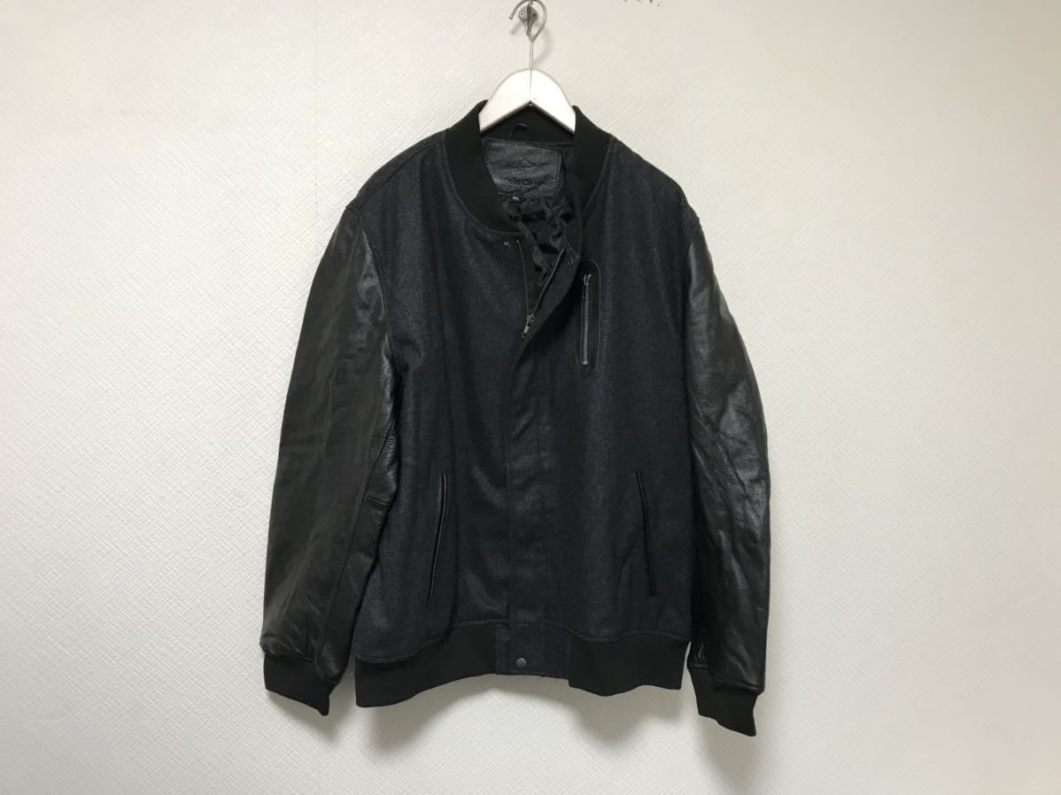 新品未使用本物セレブレザーリアル本革カウレザー牛皮デカビッグスタジャンジャケットグレースタジアムジャンパー6XLトラベルメンズ拍卖