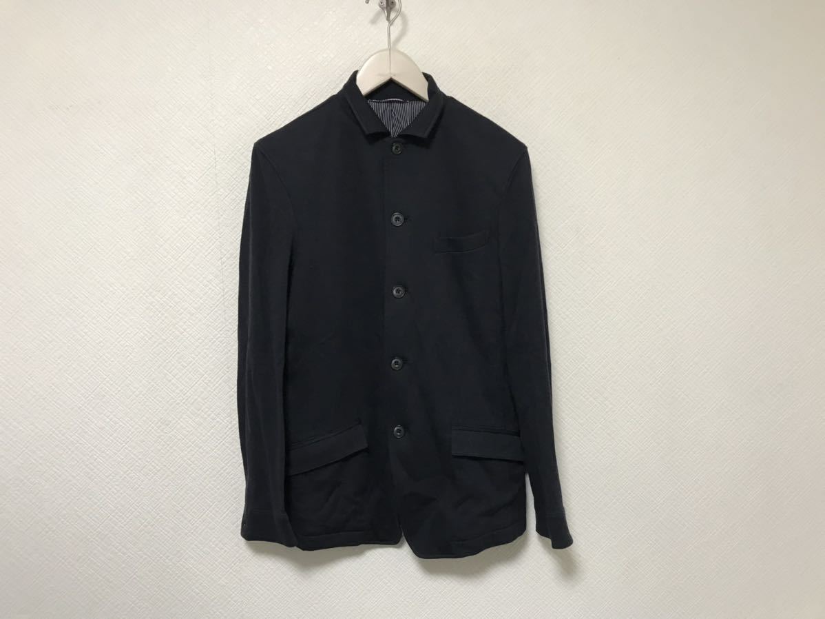 本物ハイダウェイニコルHIDEWAYSNICOLEコットンステンカラージャケットコートアメカジサーフビジネススーツ紺ネイビーLメンズ48拍卖