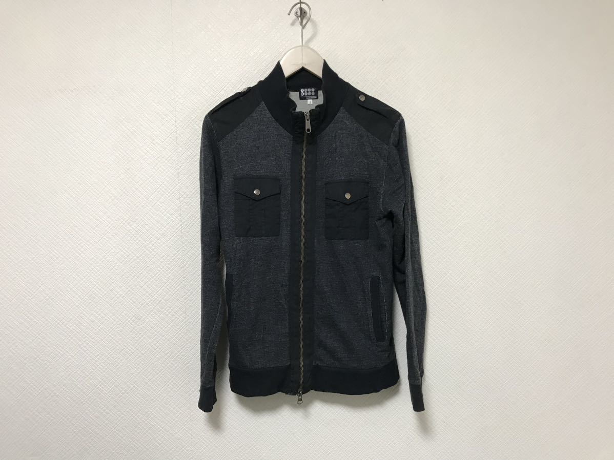 本物タケオキクチTAKEOKIKUCHIコットンジップスウェットトレーナー長袖ジャケットメンズミリタリーサーフアメカジビジネス2M黒ブラック拍卖