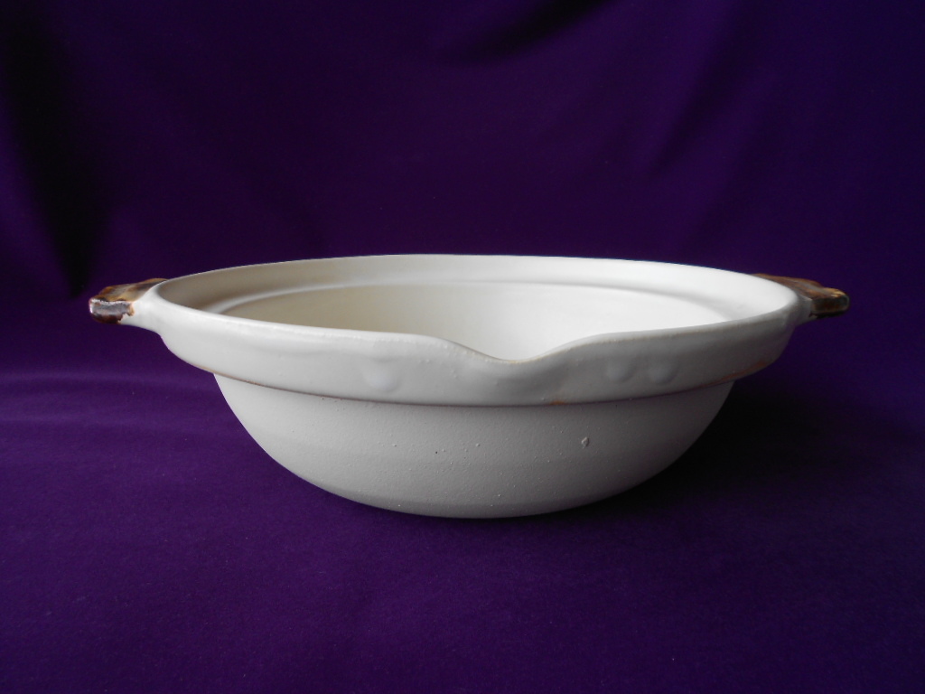 万古焼! ☆ふた無し8号土鍋(3人用)☆ 新品 土鍋 浅鍋 皿 盛鉢 プレート 盛皿 向付 ストック拍卖