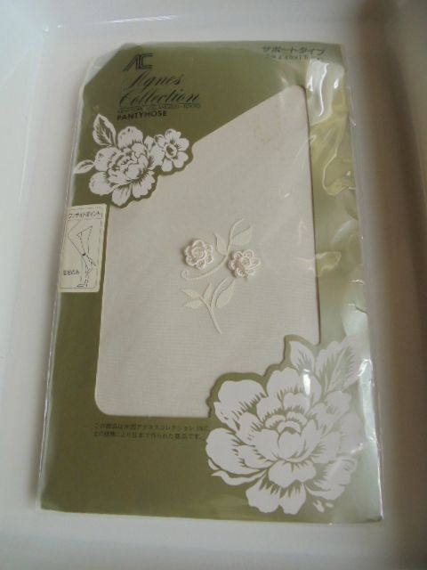 新品 アグネスコレクション INC. サポートタイプ パンティストッキング S~L オフホワイト拍卖