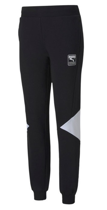 【KCM】Z-puma-110-L★展示品【PUMA/プーマ】レディース スウェットパンツ 裏毛 585307-01 ブラック サイズ L拍卖