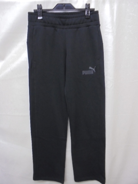 【KCM】Z-puma-129-M★展示品【PUMA/プーマ】レディース スウェットパンツ 裏毛 584984-01 ブラック サイズ M拍卖