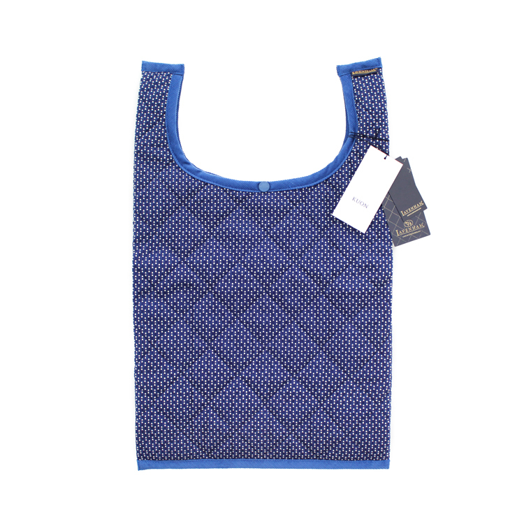 KUON×LAVENHAM クオン×ラベンハム 藍染刺し子 マルシェバッグ拍卖