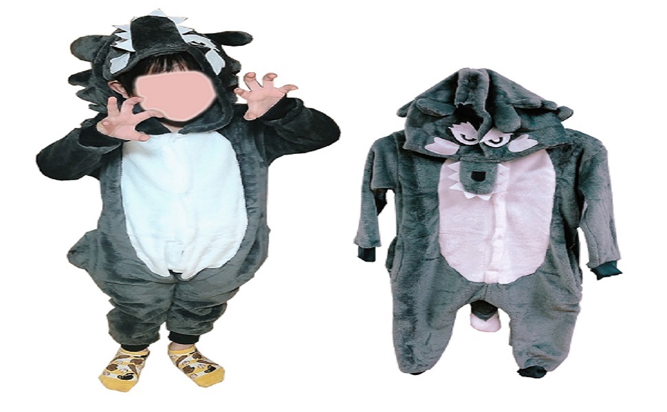 新品送料無料●寝冷えなし おむつ交換も楽な ベビ ーキッズ 子供ー着ぐるみ パジャマ サイズ130拍卖