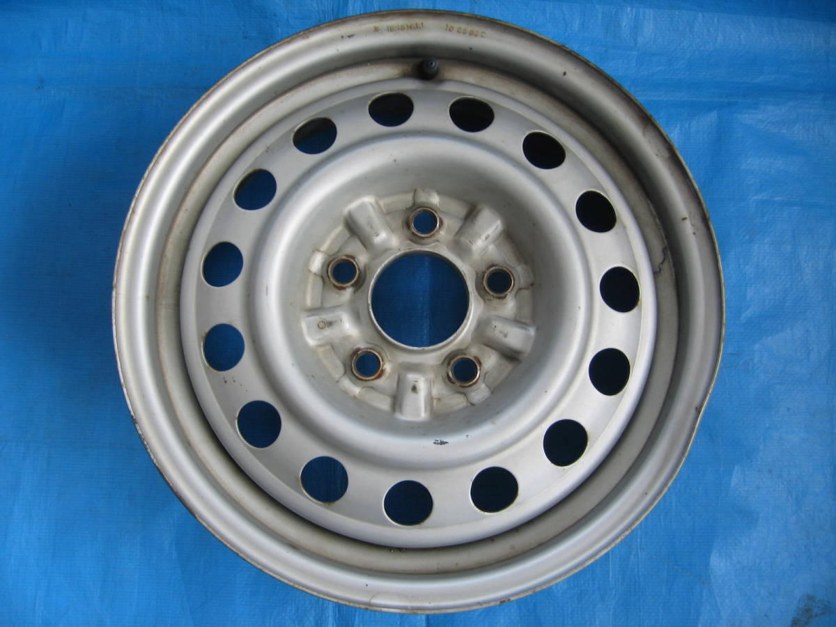 15×5.5J スチールホイール 5穴 パジェロミニ H58A 1本 15インチ 5.5J 三菱 15×5.5JJ拍卖