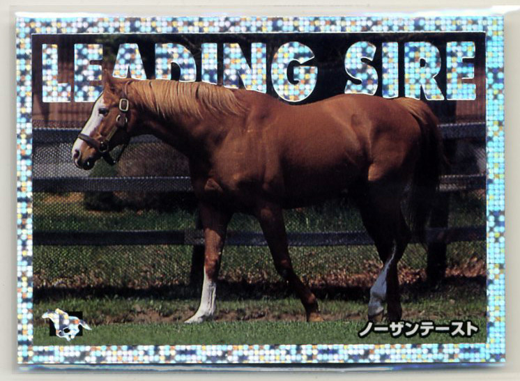 ★ノーザンテースト PV6 リーディングサイアーカード バンダイ サラブレッドカード 97年上半期 PV版 産駒=ダイナガリバー 競馬カード 即決拍卖